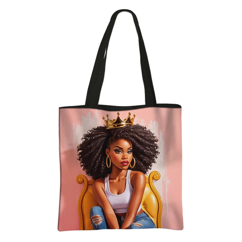 AfroChic bags afro-descendantes sac réutilisable