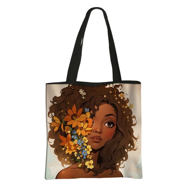 AfroChic bags afro-descendantes sac réutilisable